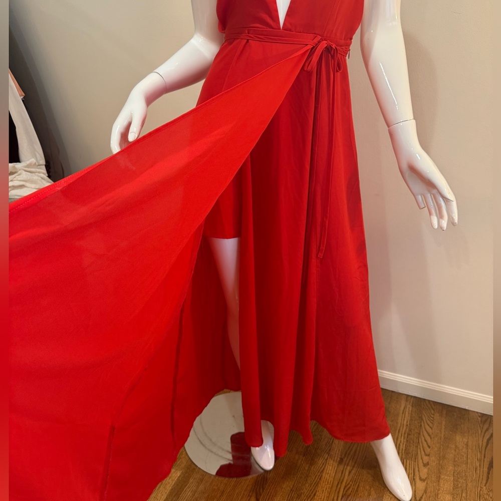 NWT Miss Holly The Label Dalia Red Gown - Picture 5 of 7